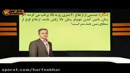 فیزیک کنکور موسسه حرف آخرمثال تست سقوط آزاد1 کامیار