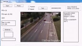 Vehicle Speed Tracking using OpenCV