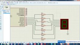 میکروکنترلر AVR  مبحث پورت IO  پروژه سوم  قسمت دوم