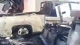 حمله تروریست های داعش خودرو به مواضع ارتش سوریه