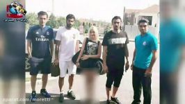 کلیپ جنجالی حضور فوتبالیستهای ایرانی در کافه های خارج