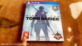 انباکسینگ بازی rise of the tomb raider برای ps4