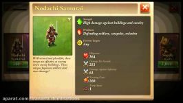 DomiNations  Nodachi Samurai Japanese Gunpowder Age Troop