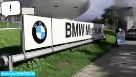 آتش زدن اعتراض آمیز خودروی bmw جلوی شرکت bmw