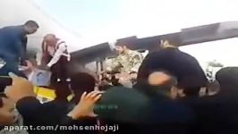 ورود پیکر مطهر شهید حججی به مشهد مقدس