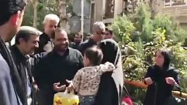 حضور دكتر احمدی نژاد در مراسم اقامه نماز ظهر عاشورا..