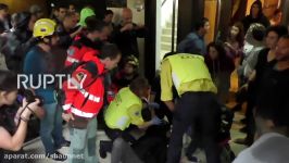 خشونت درگیری پلیس اسپانیا مردم کاتالونیا بارسلونا