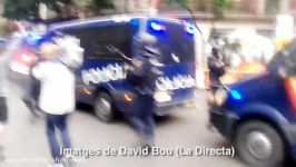خشونت درگیری پلیس اسپانیا مردم کاتالونیا بارسلونا