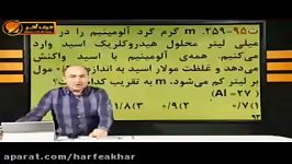 شیمی کنکور موسسه حرف آخرحل تست شیمی قسمت یازدهم شیروانی