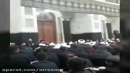 مهدی خزعلی پس آزادی زندان اعتصاب غذای طولانی، ویلچر در مرقد خمینی 