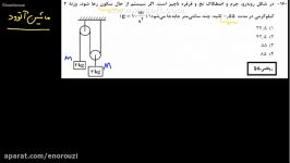 فیزیک کنکور رشته ریاضی 94  سوال 160