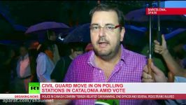 ‘We never thought the police would be so violent’ – Man injured in Catalan referendum clash