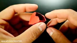 ساخت انگشتر قلبی کاغذی  فروشگاه اینترنتی سورتک