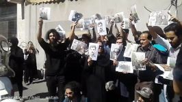 تجمع اعتراضی دانشجویان وکارگران درحمایت سهیل عربی مقابل مجلس. مردم به مادر سهیل پیوستند