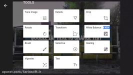 آموزش ادیت عکس ها برنامه موبایل Snapseed