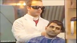 دوربین مخفی ایرانی باحال خنده دار آرایشگر نابینا