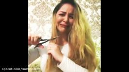 گریه بی امان حرکت عجیب دختر ایرانی بخاطر شکست عشقی
