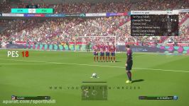 مقایسه گرافیک دو بازی FIFA 18 PES 18