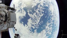 First time in the Universe Spacewalk filmed in 360