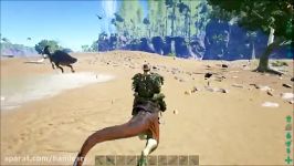 گیم پلی خودم Ark Survival Evolved شکار Raptor 2