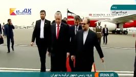 استقبال اردوغان در فرودگاه مهراباد