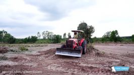 Tractor  KUBOTA M5000SU  Plowing  Tractor in Thailand