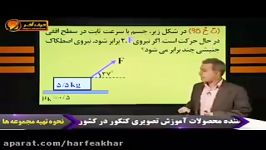 فیزیک کنکورموسسه حرف آخرتست دینامیک اصطکاک استاد کامیار