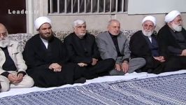 مرثیه خوانی استاد میرزامحمدی در حسینیه امام خمینیره، محضر رهبر معظم انقلاب شب