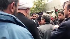 حضور دكتر احمدی نژاد در مراسم تشییع مرحوم حاج داود...