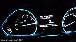 Peugeot 2008 16 VTi  acceleration 0 190 km h