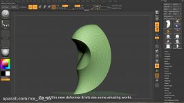 Zbrush 4R8  Bend Arc Deformer