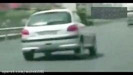 درگیری پلیس نامحسوس راننده مست در اتوبان نیایش تهران
