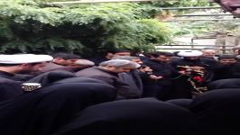 تشکر دکتر احمدی نژاد حاضران در مراسم تشییع مرحوم..