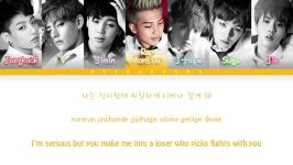 BTS 방탄소년단  Boy In Luv 상남자 Color Coded LyricsEngRomHan