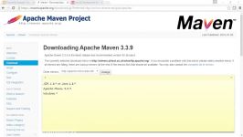 How to install Apache Maven 3.3.9 in Windows 10 Jdk1.7 min required