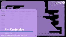 بخش Customize بازی N++  گیم تاکس