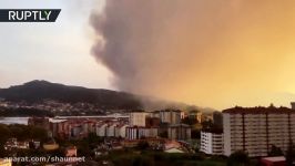 Wildfires rage across Galicia region in Spain at least two dead