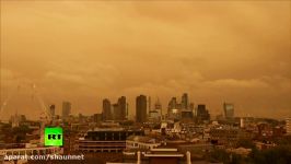 Impending doom Skies over London turn murky orange as Storm Ophelia hits British Isles