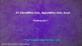 25 Libre Office  Calc Open Office  Calc Excel Tut