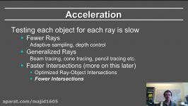 Online Graphics Course Raytracing 1 Optimizations