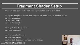 Online Graphics Course OpenGL Shading Fragment Shader Example OpenGL 3+