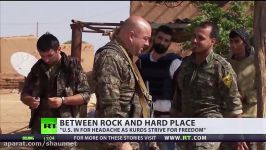 لحضات ورود نیروهای دولت عراق به کرکوک خروج اشرار مسلح