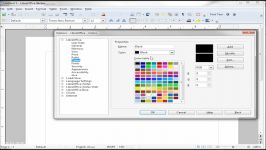 LibreOffice Writer 49 Customizing the Color Palette