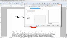 LibreOffice Writer 43 Adding a Watermark