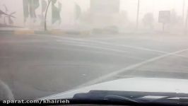 طوفان شدید همراه ریزگردها 26مهرماه،فهرج کرمان