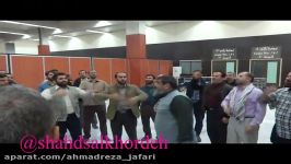 مداحی مداح صادق نژاد در فرودگاه سوریه شهدای خان طومان