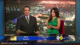 Sharon Tay 20110922 10PM KCAL9 HD Green dress