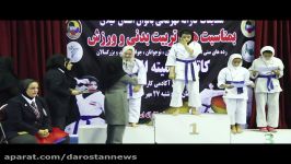 مسابقات کاراته قهرمانی بانوان استان گیلان