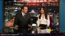 Sharon Tay 20111201 8PM KCAL9 HD Tight white dress shirt