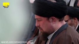 اقامه نماز مغرب عشاء به امامت آیت الله سید حسن خمینی